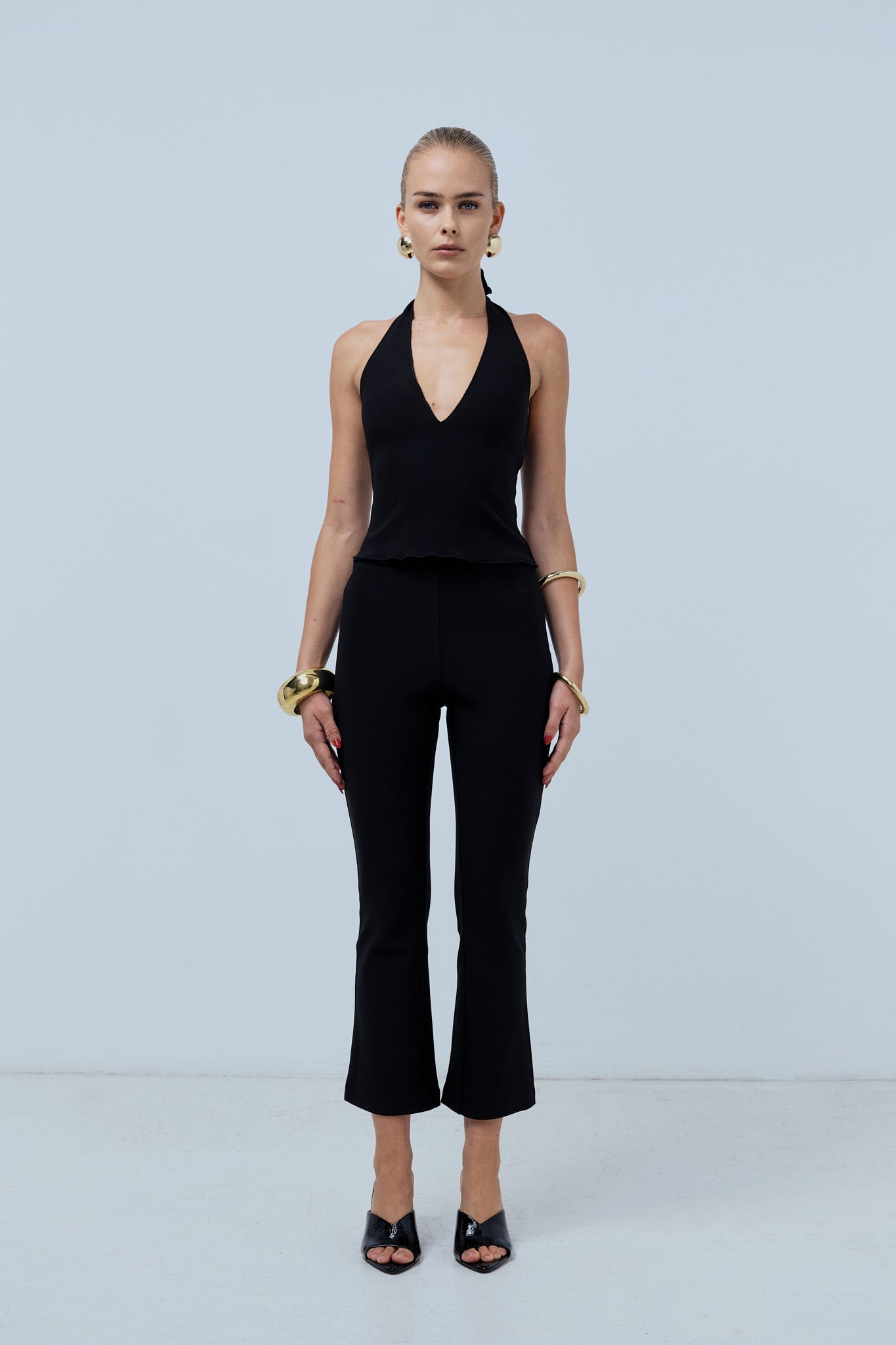 Capri Flare Pants