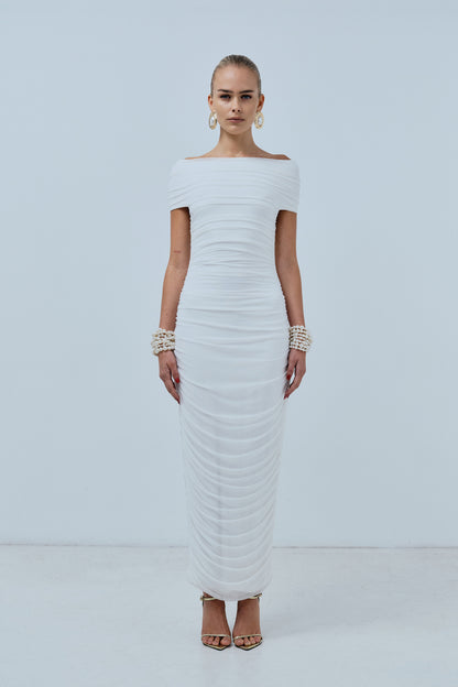 Blanc Midi Dress