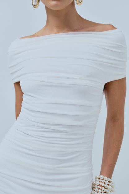 Blanc Midi Dress
