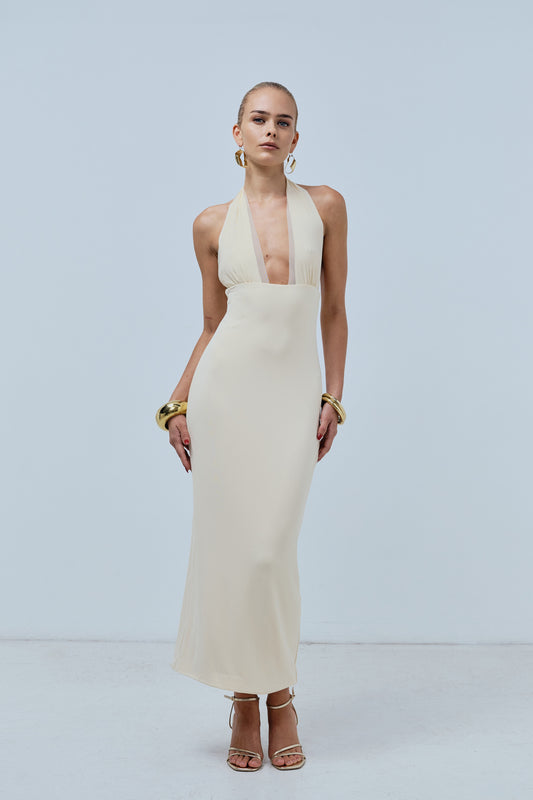 Halter Midi Dress